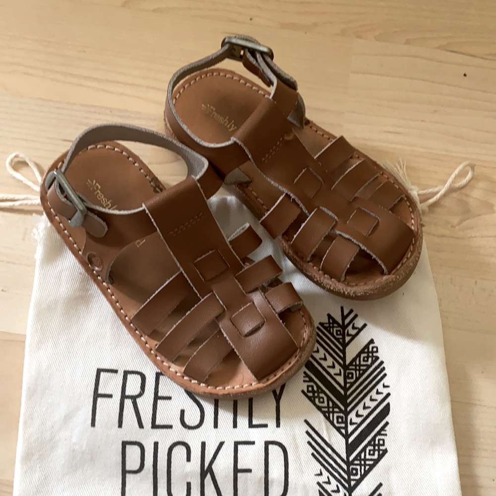 Freshly Picked Cognac Bixby Sandal size 6